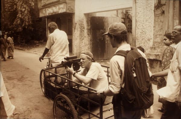 Mark LaPore filming Kolkata (2005)